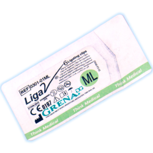 CLIPS POUR CŒLIOSCOPIE EN TITANE M/L VERT LIGAV® / GRENA