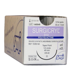 FIL DE SUTURE RÉSORBABLE SURGICRYL ROND •