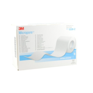 3M™ Micropore™ SPARADRAP MICROPOREUX NON TISSE HYPOALLERGENIQUE 5 cm x 9,14 m
