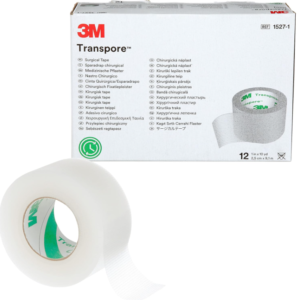 3M™ Transpore™ SPARADRAP PLASTIQUE MICROPERFORE TRANSPARENT TR925 2,5 cm x 9,14 m